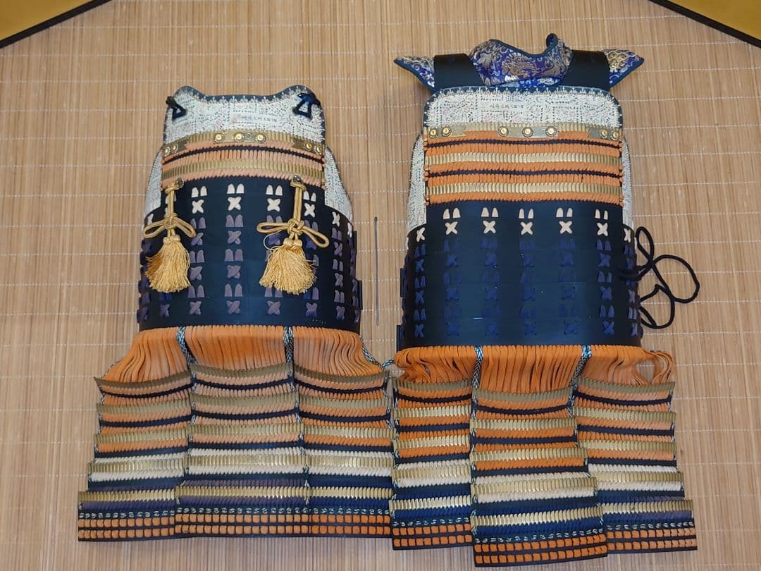 Nao3さま専用☆全国送料無料☆黒胴当世素掛大鎧☆等身大大鎧一領☆鎧兜