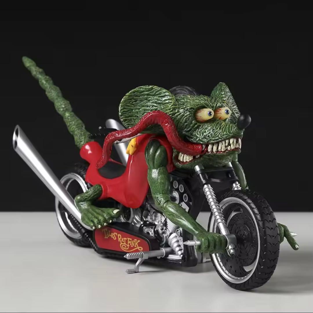 箱付き/ラットフィンク/Rat Fink/バイク/フィギュア/スタチュー - メルカリ