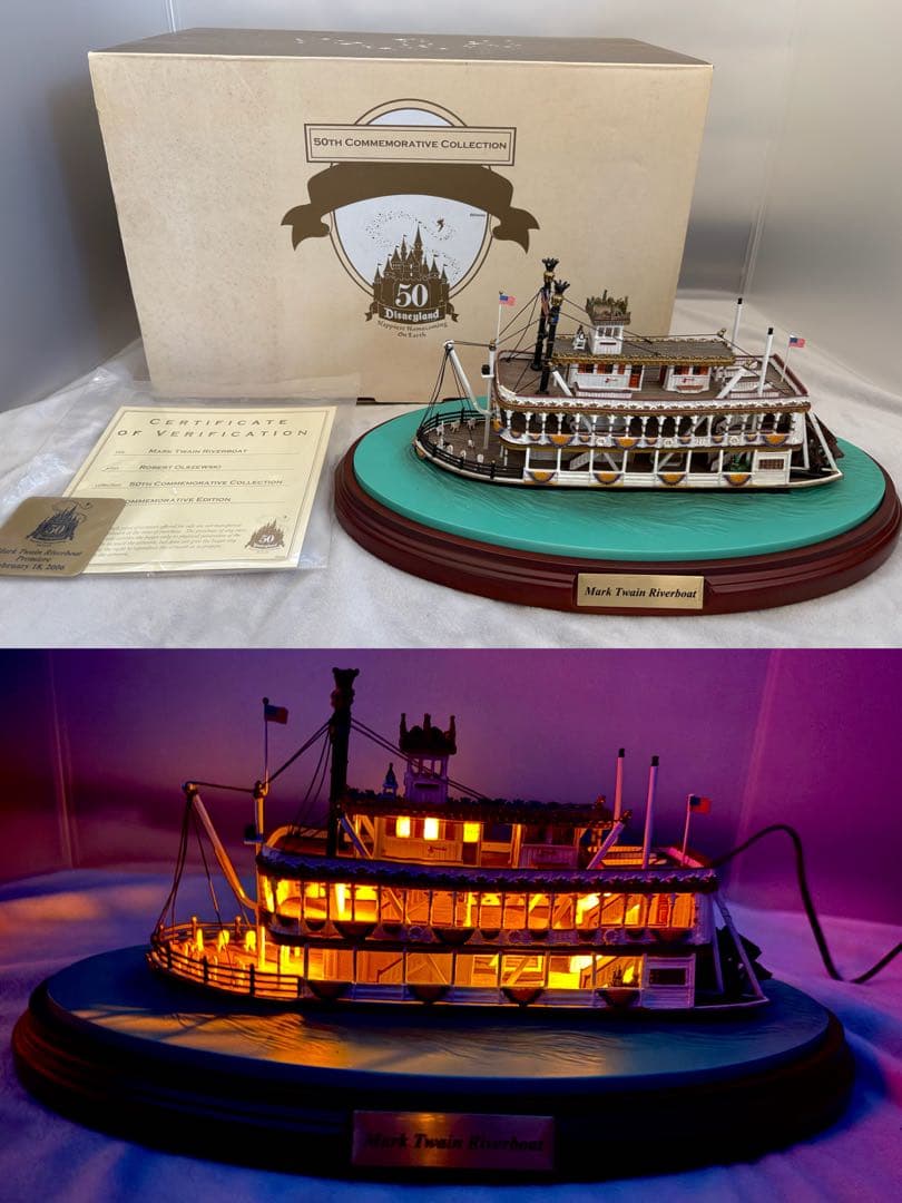 オルショウスキー 蒸気船マークトウェイン号 TDL50周年記念 フィギュア オルショウスキー 蒸気船マークトウェイン号 TDL50周年記念 フィギュア