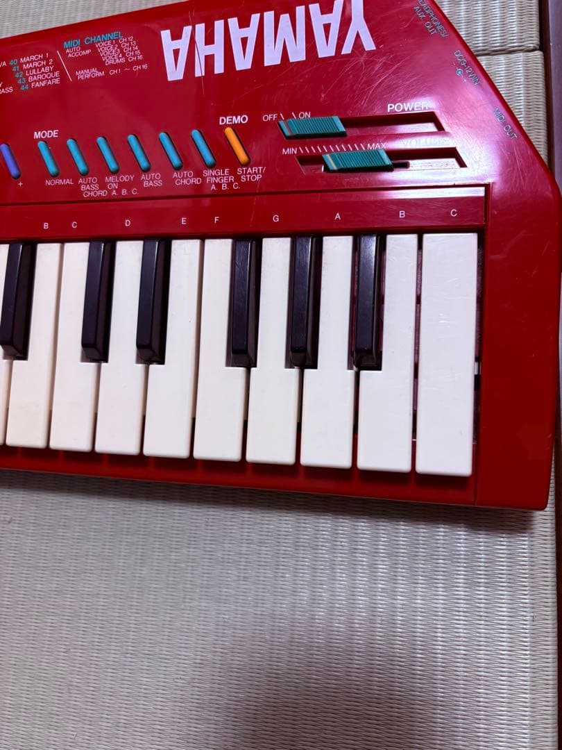 YAMAHA ヤマハ ショルダー キーボード SHS-10R レッド アウト