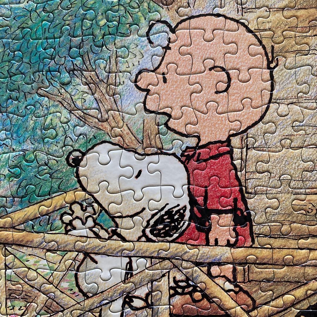 スヌーピー ピーナッツ 1000ピース ジグソーパズル 虹をながめて