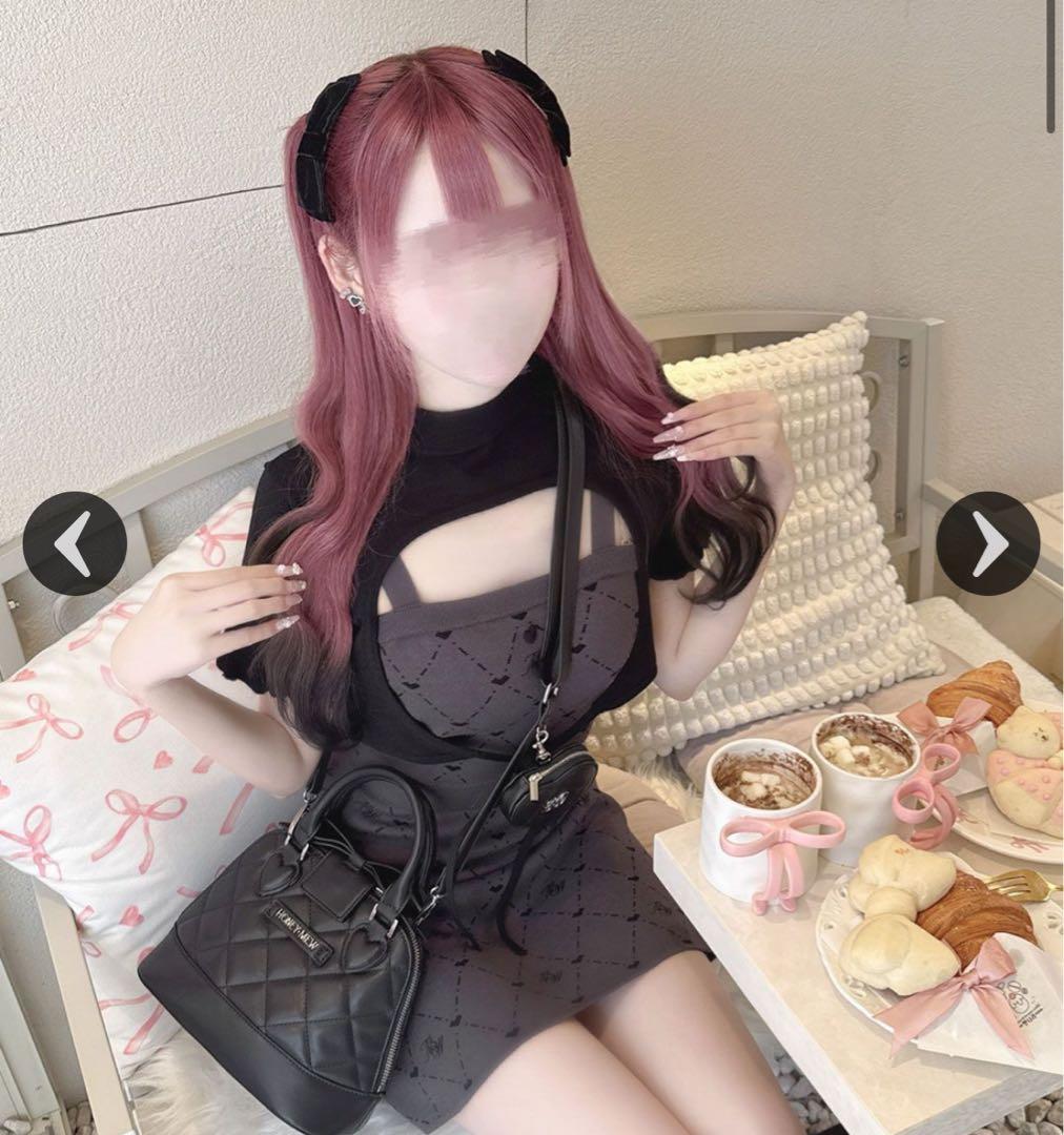 ハニミュ HWモノグラムアンサンブルワンピース はにみゅのお洋服可愛くてお気に入り沢山🎶 ⁡ ⁡ 6/16発売予定🩶 HW