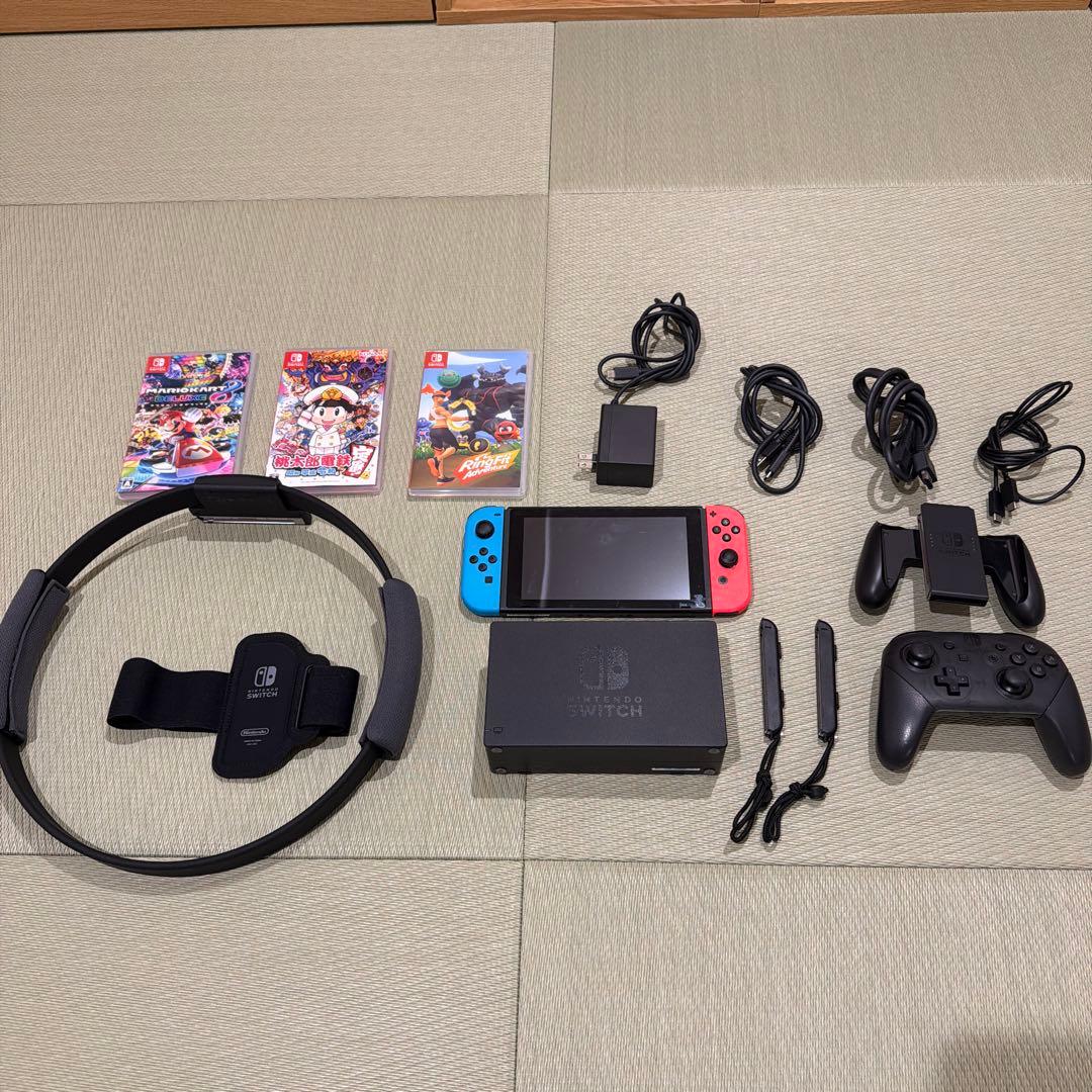 Nintendo Switch 本体•付属品　純正コントローラー　ソフト3本 Amazon.co.jp: 【任天堂純正品】Nintendo Switch Proコントローラー