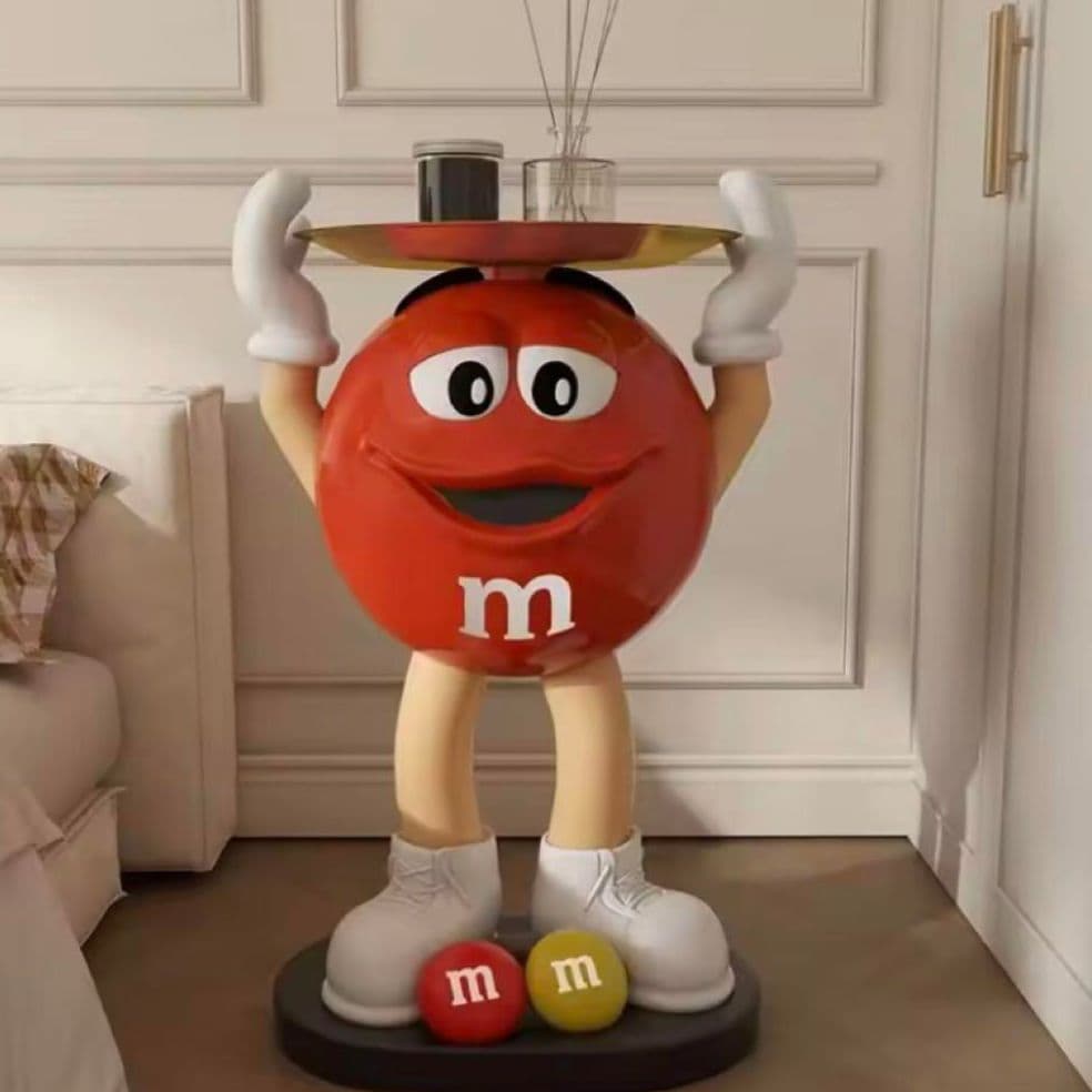 新品】M&M's エムアンドエムズ サイドテーブル フィギュア - メルカリ
