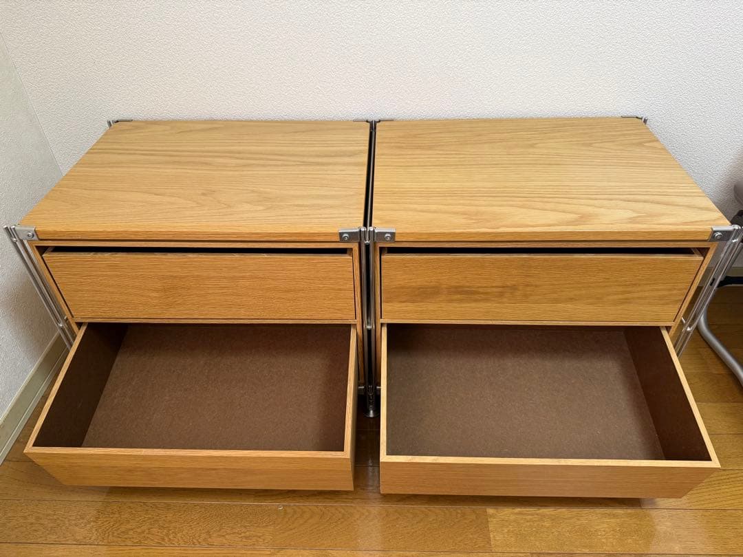 無印良品☆ステンレスユニットシェルフ☆テレビ台☆テレビボード☆木製