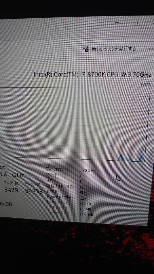 Intel Core i7-8700K 3.7GHz 動作確認済