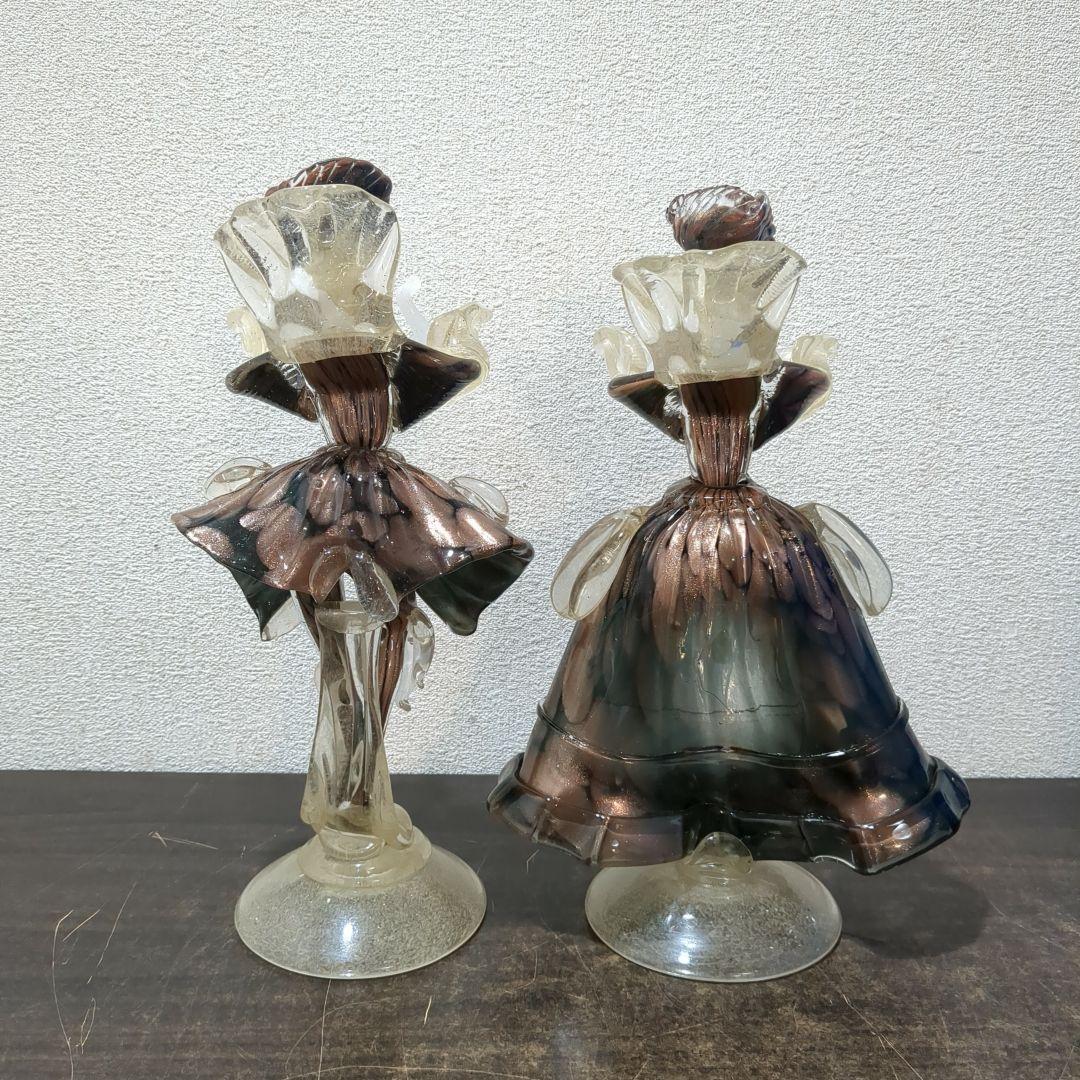 MURANO ベネチアグラス イタリア ガラス工芸品 M2239