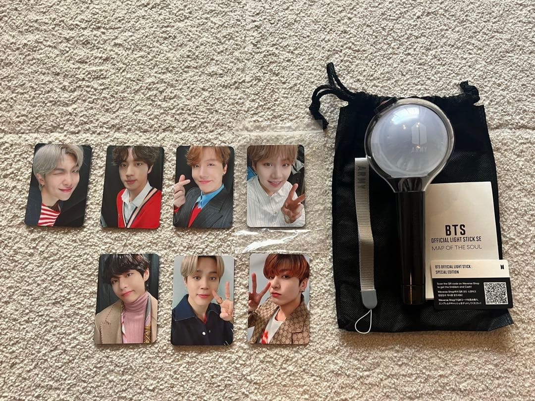 BTS Official アミボム+カードセット BTS OFFICIAL LIGHT STICK Ver.4 アミボム トレカ - メルカリ