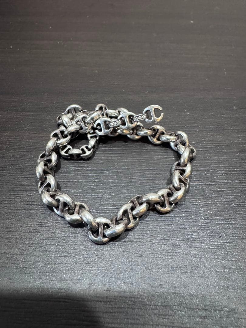 【なまえ】HOORSENBUHS 5mm Open-link ブレス HOORSENBUHS ホーセンブース 5MM OPEN-LINK BRACELET シルバー
