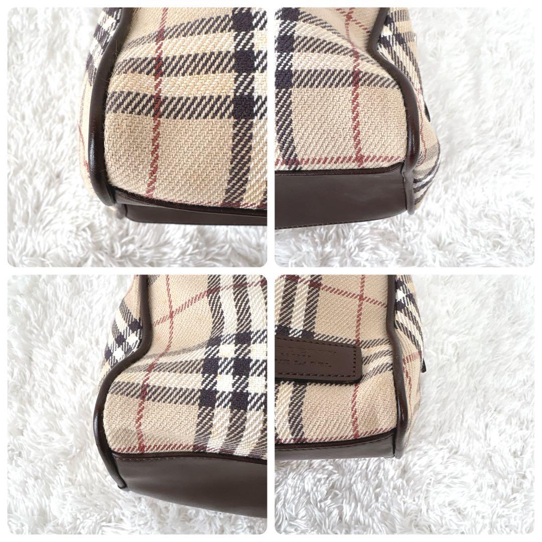 BURBERRY BLUE LABEL ミニボストン ノバチェック 三陽商会