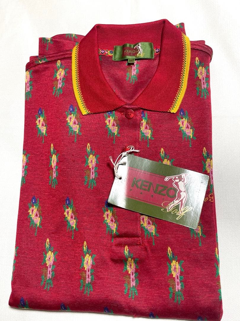 新品/未使用】KENZO golf レディース 花柄シャツ - メルカリ