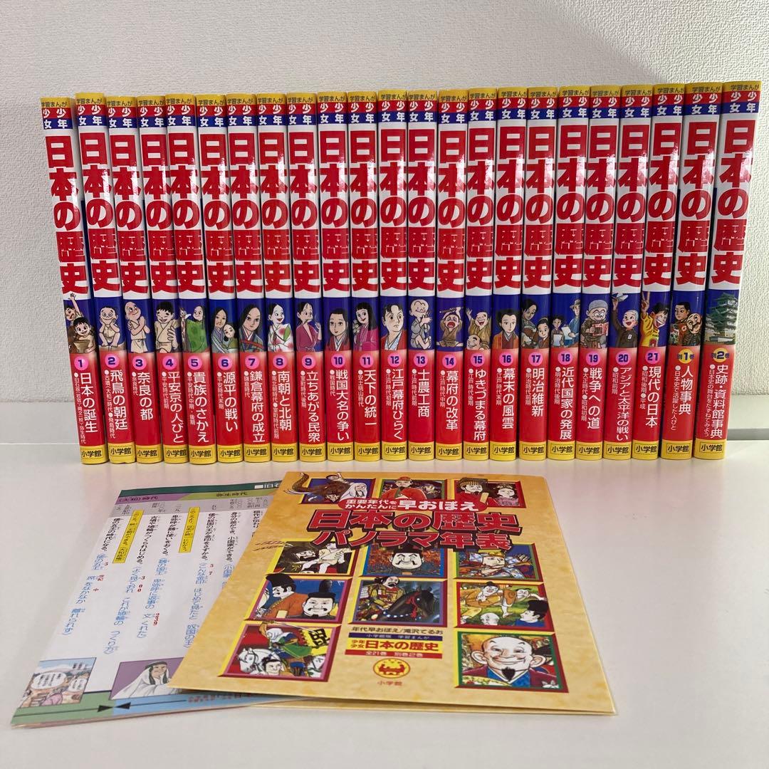 日本の歴史 小学館 まんが 23巻 セット 受験 日本史 - 語学・辞書
