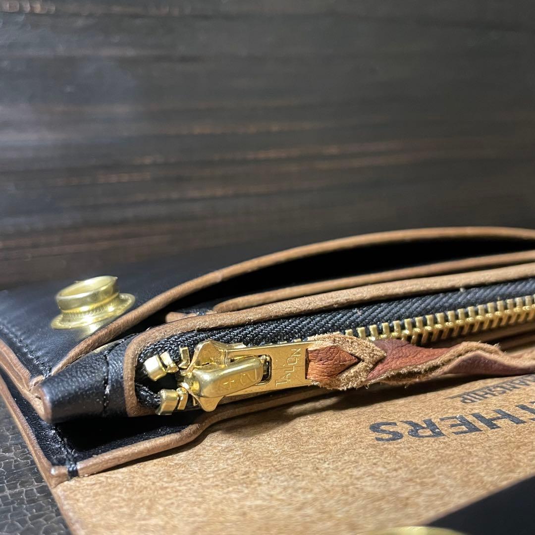 MARYAM ホースバット ミドルトラッカーウォレット2層 ハーフフラップ