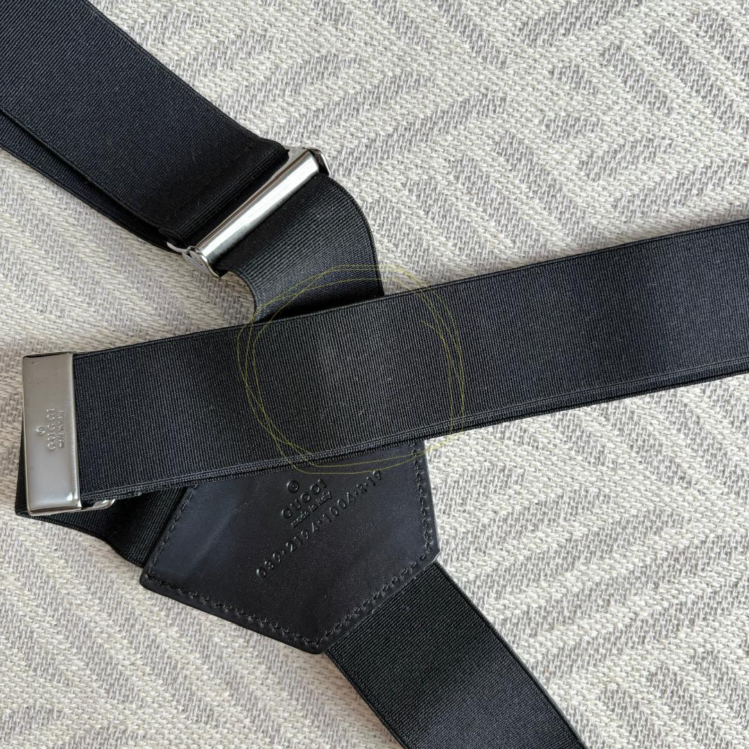 GUCCI グッチ Y型 サスペンダー イタリア製