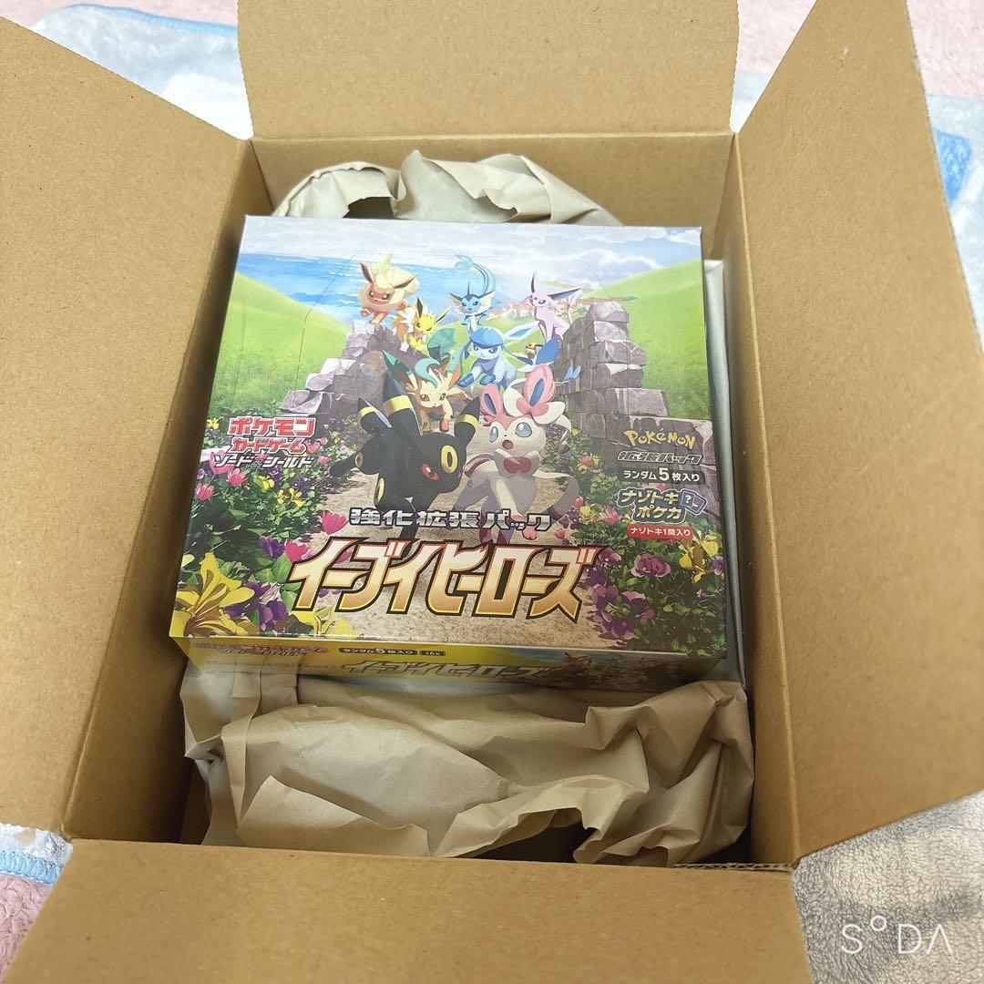 ポケモンカードゲーム イーブイヒーローズ　BOX シュリンク付き ポケモンカードゲーム イーブイヒーローズ BOX 新品未開封 シュリンク
