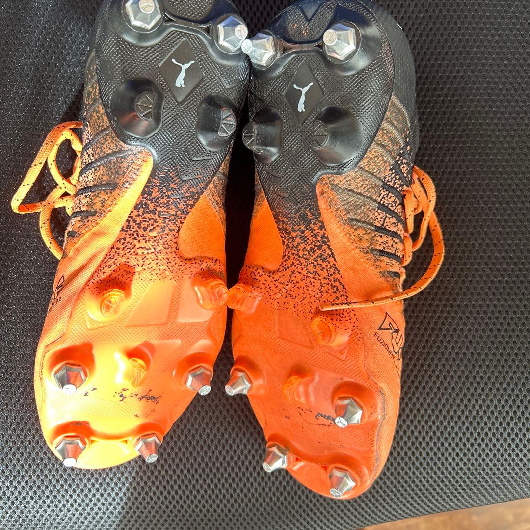 26.5cmPUMA FUTURE 4.1 サッカーシューズ オレンジ
