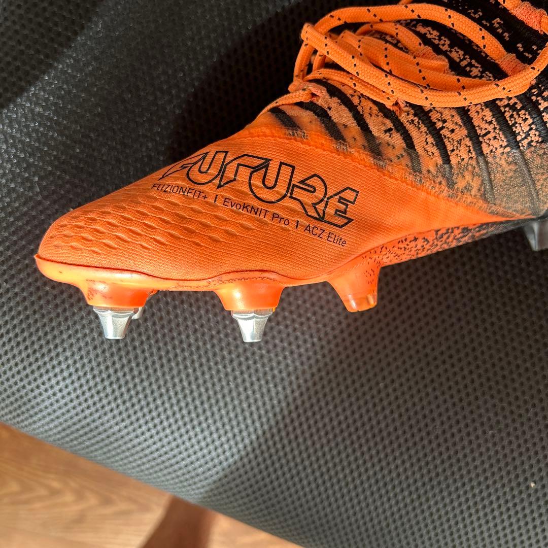 26.5cmPUMA FUTURE 4.1 サッカーシューズ オレンジ