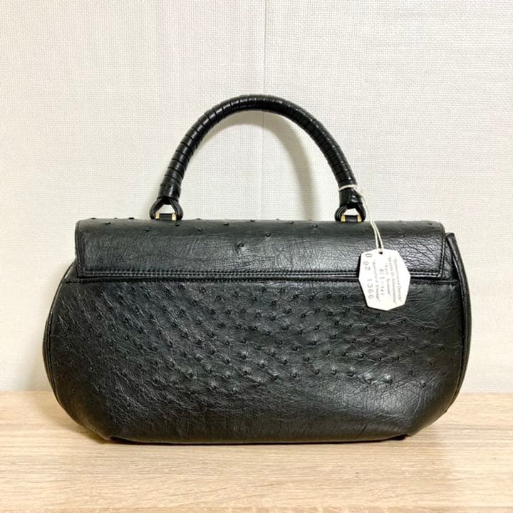 高級品 オーストリッチ ハンドバッグ 定価20万円 - メルカリ