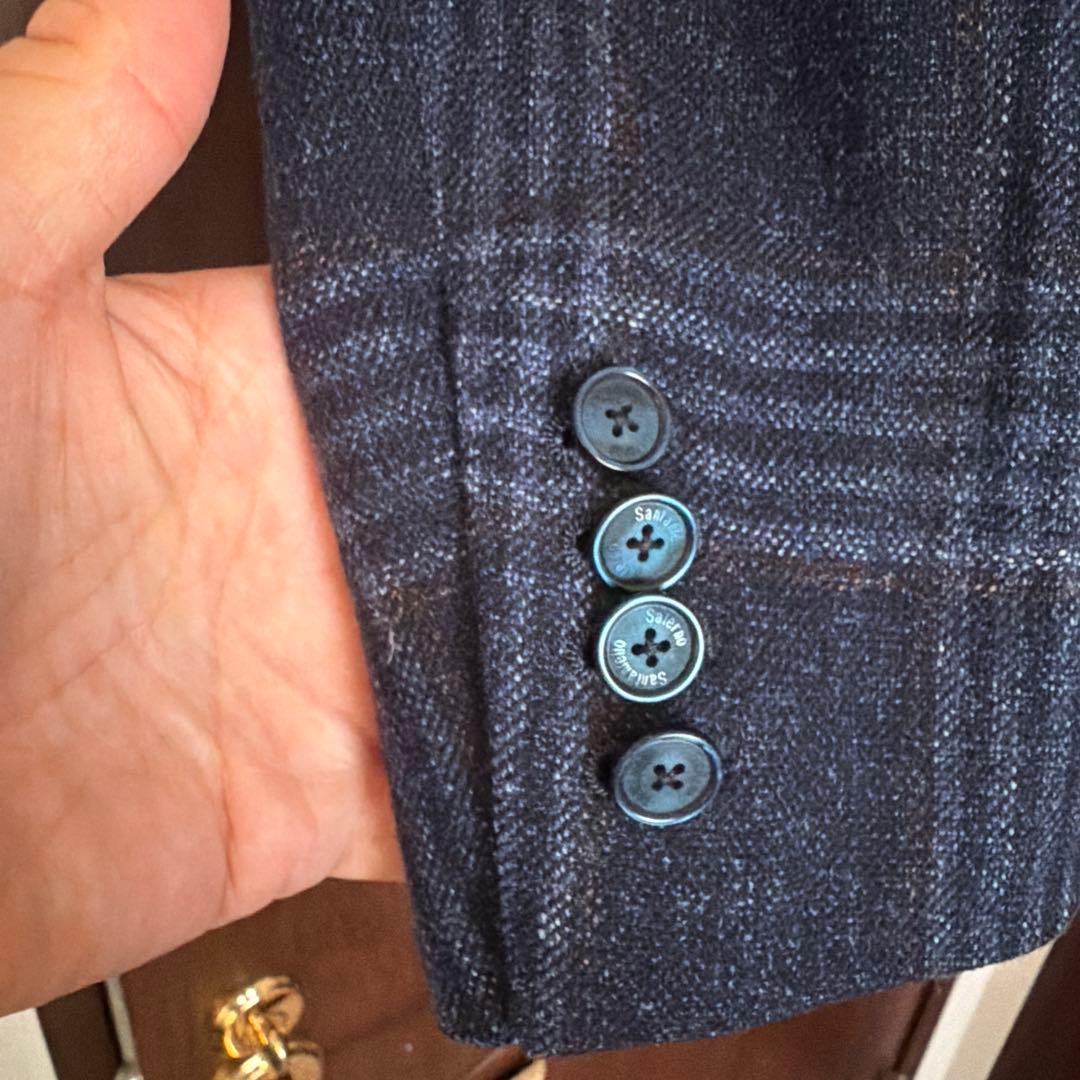 値下！ISETAN購入 SANTANIELLOイタリア製ジャケット 48 - メルカリ