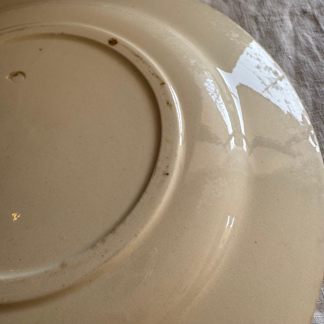 フランスアンティーク GIEN 忘れな草プレート皿 - メルカリ