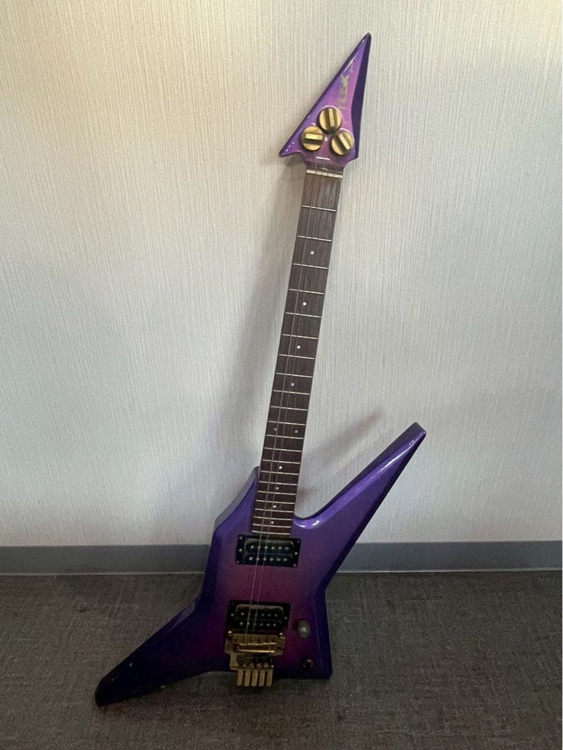 【希少】Greco GTX-55 TUSK 変形エレキギター ビンテージ 希少品 TUSK GRECO GTV-55 V Type グレコ タスク 日本製 ビンテージ