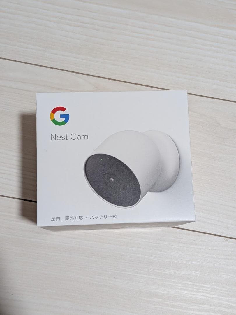 未開封新品 Google Nest Cam 屋内/屋外対応 バッテリー式 Google（グーグル） 防犯カメラ Google Nest Cam（屋内、屋外対応