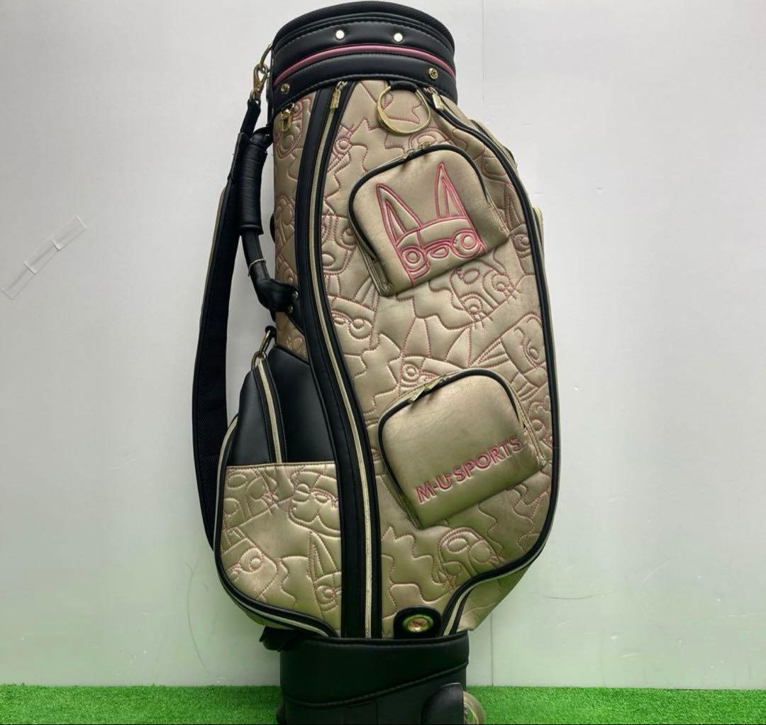 M.U SPORTS エムユースポーツ　ゴルフバッグ　9インチ　中古品 M.U SPORTS エムユースポーツ ゴルフバッグ 9インチ 中古品 M・U