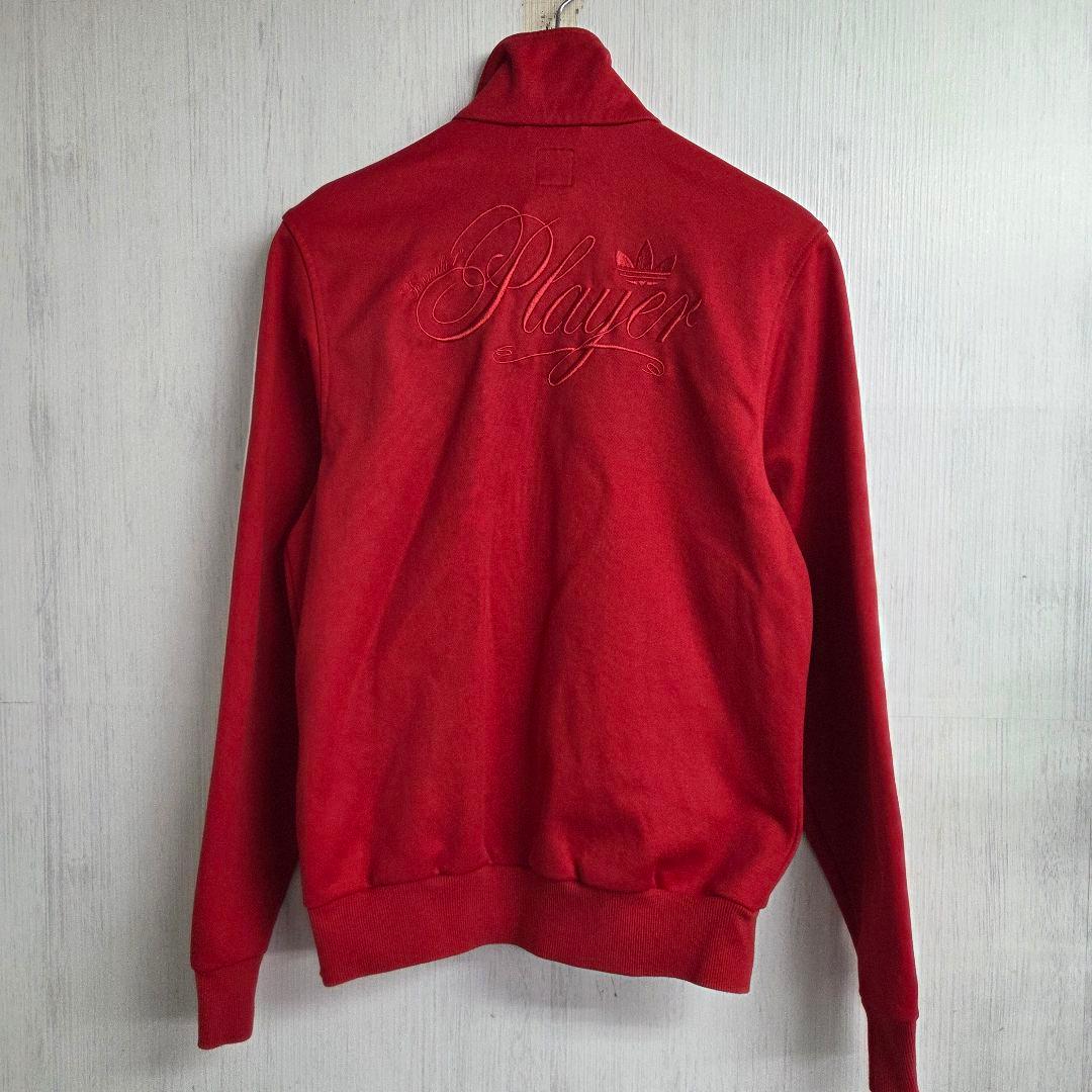 希少 アディダスオリジナルス トラックジャケット L レッド ジェームス