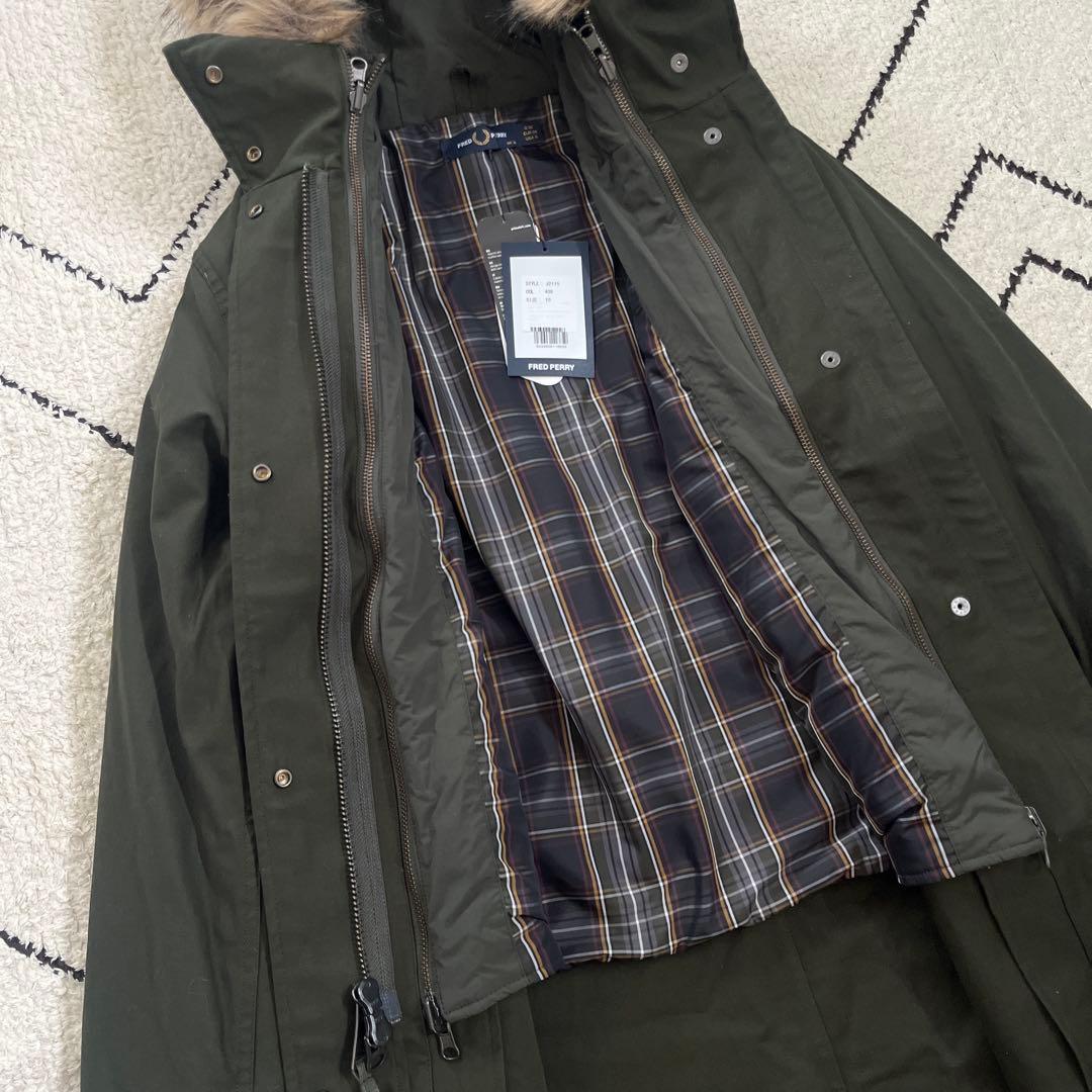 新品 FRED PERRY モッズコート フィッシュテール 3WAYライナー付き