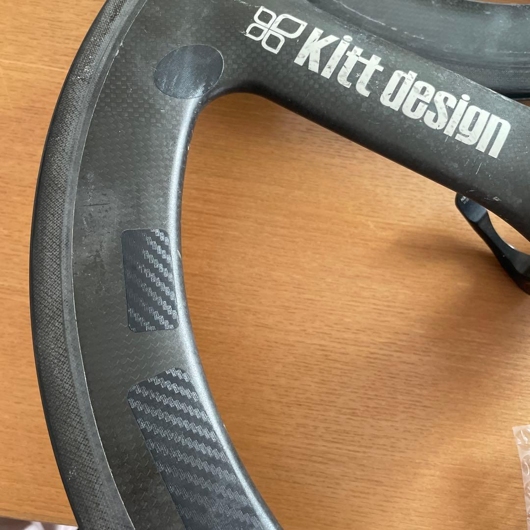 kitt design バトンホイール 451 前輪後輪 カーボン ジャンク