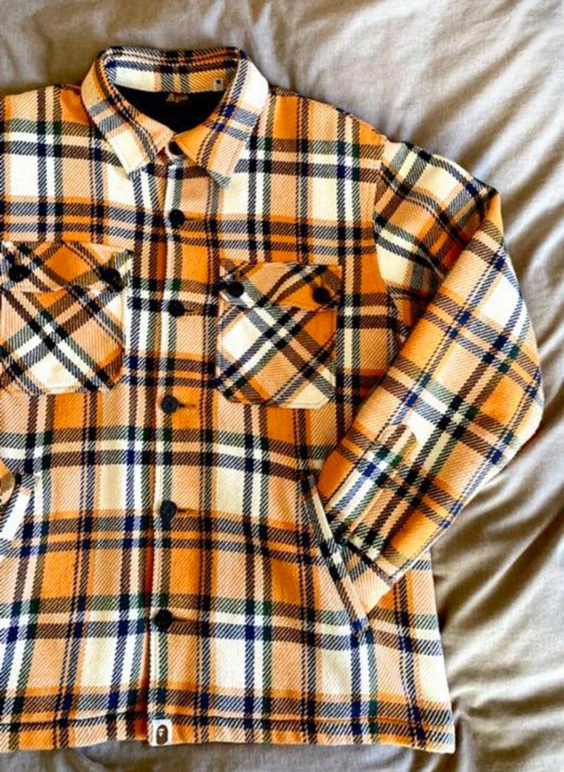 キムタク着用】ラブジェネジャケット BAPE APE CPO - メルカリ