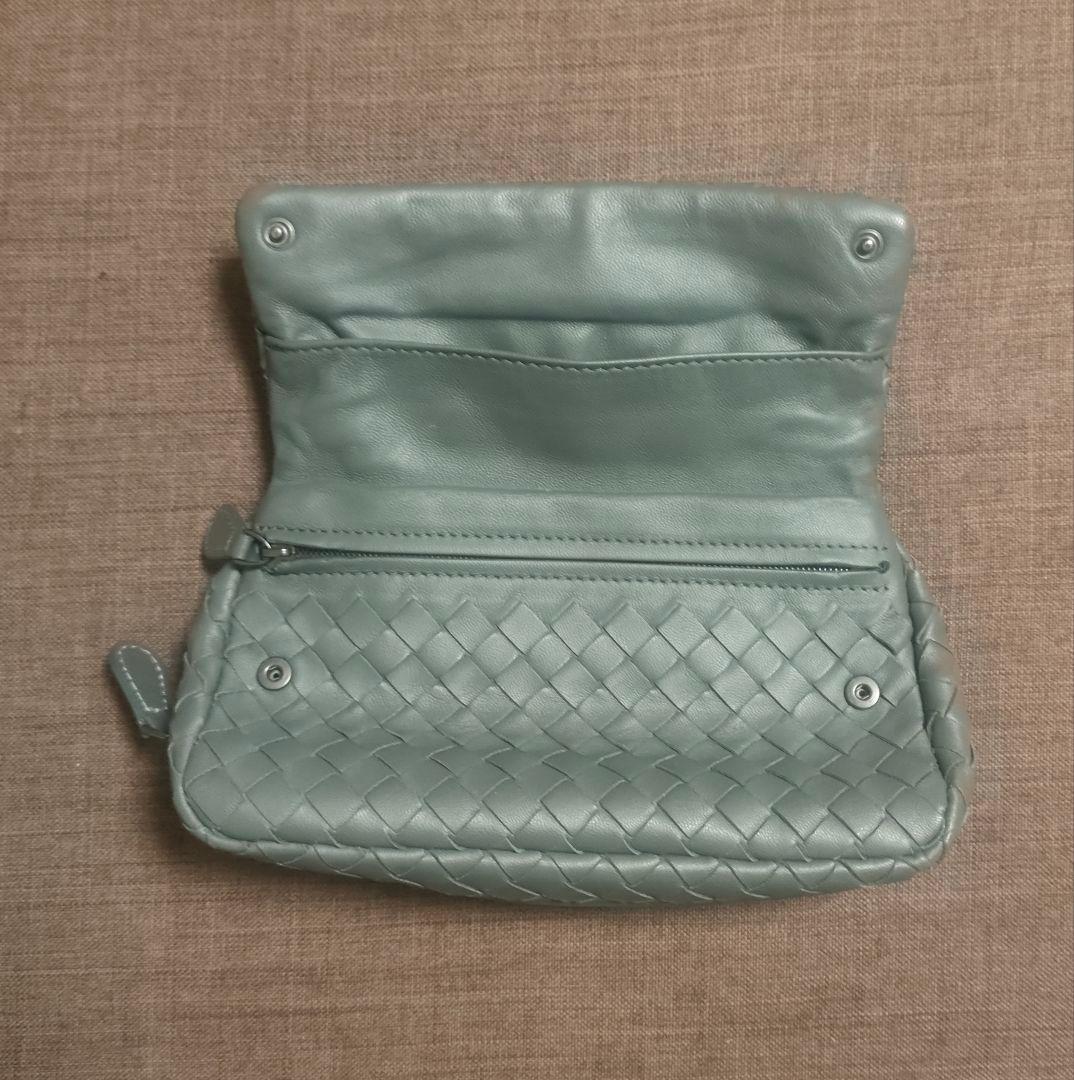 BOTTEGA VENETA イントレチャート ショルダーバッグ グレー - メルカリ