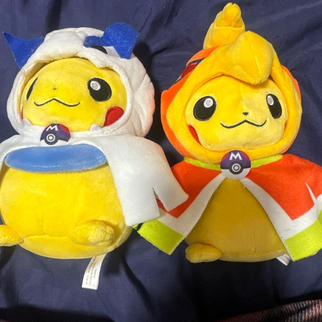ピカチュウ ぬいぐるみ ポンチョ 10体セット