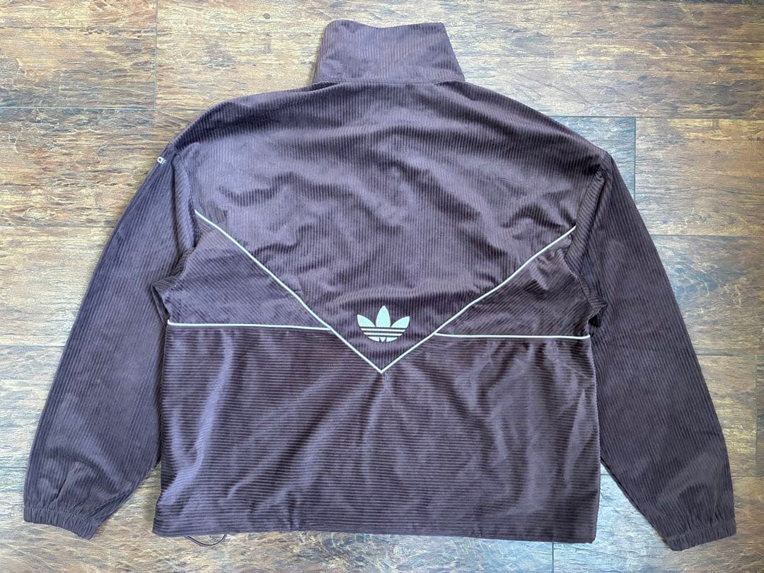 adidas コーデュロイブラウン ジャージセット 2XL-ショッピング最安価格