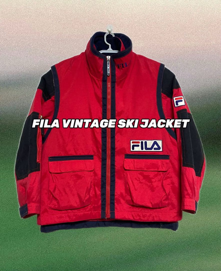 FILA スキーウェア 韓国　古着 楽天市場】FILA スキーウェア スノーボードウェア キッズ スノーボード