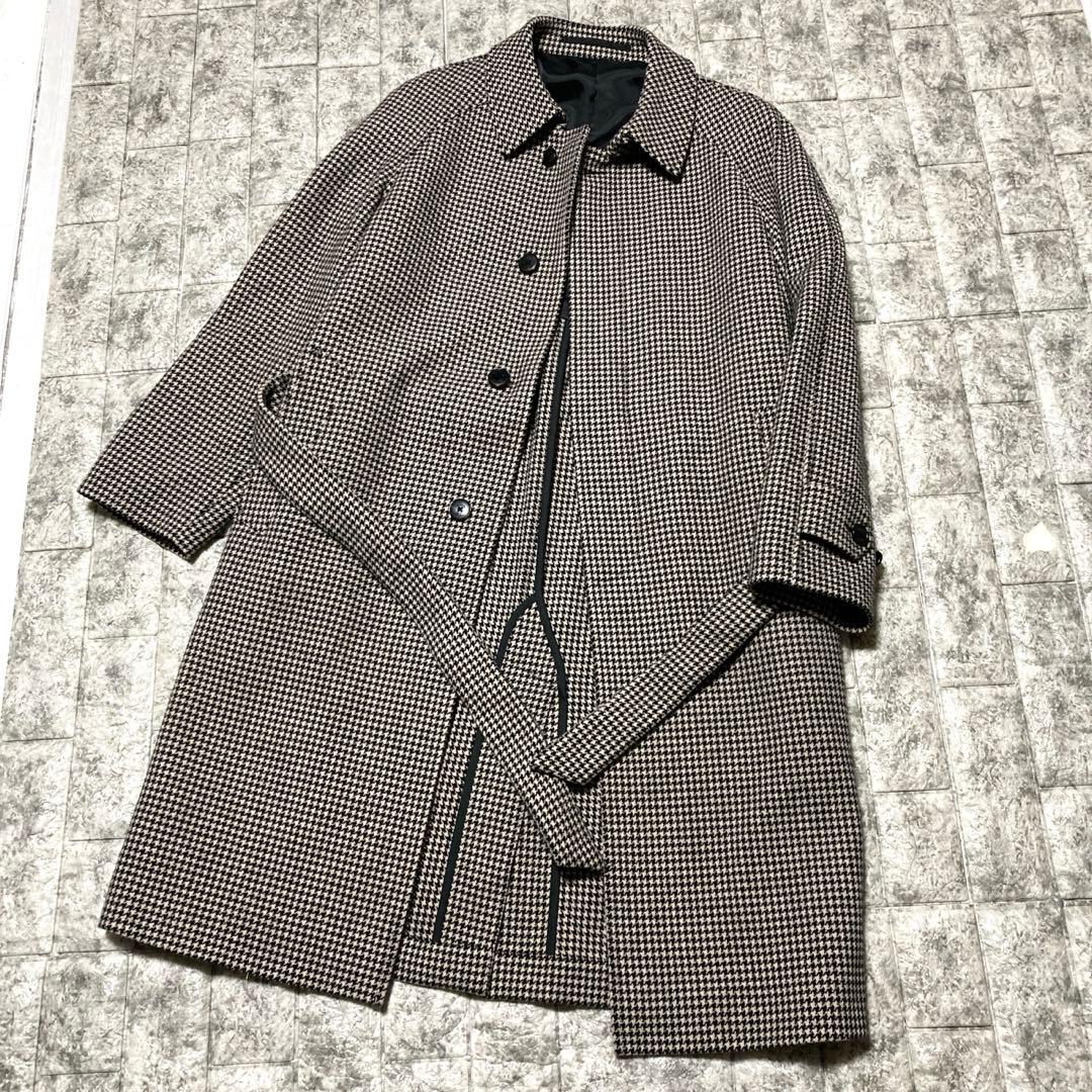 Haruo　ブルックスブラザーズ　ステンカラーコート　千鳥柄　厚手 Haruo ブルックスブラザーズ ステンカラーコート 千鳥柄 厚手 Haruo様