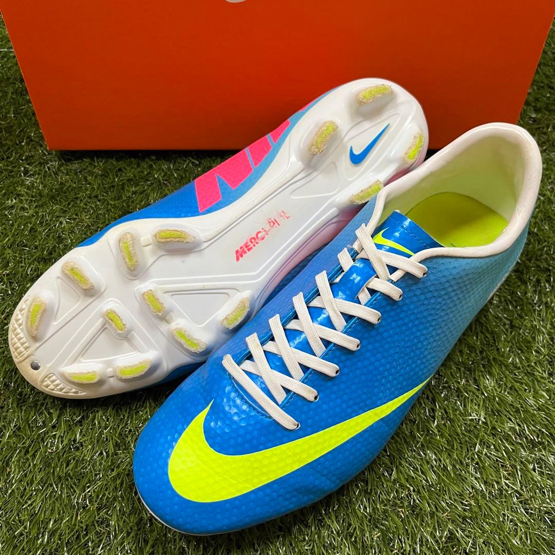 サッカースパイク ナイキ マーキュリアル ビクトリー Ⅳ HG-V NIKE ナイキ マーキュリアル ビクトリー IV HG V(ライム×オレンジ