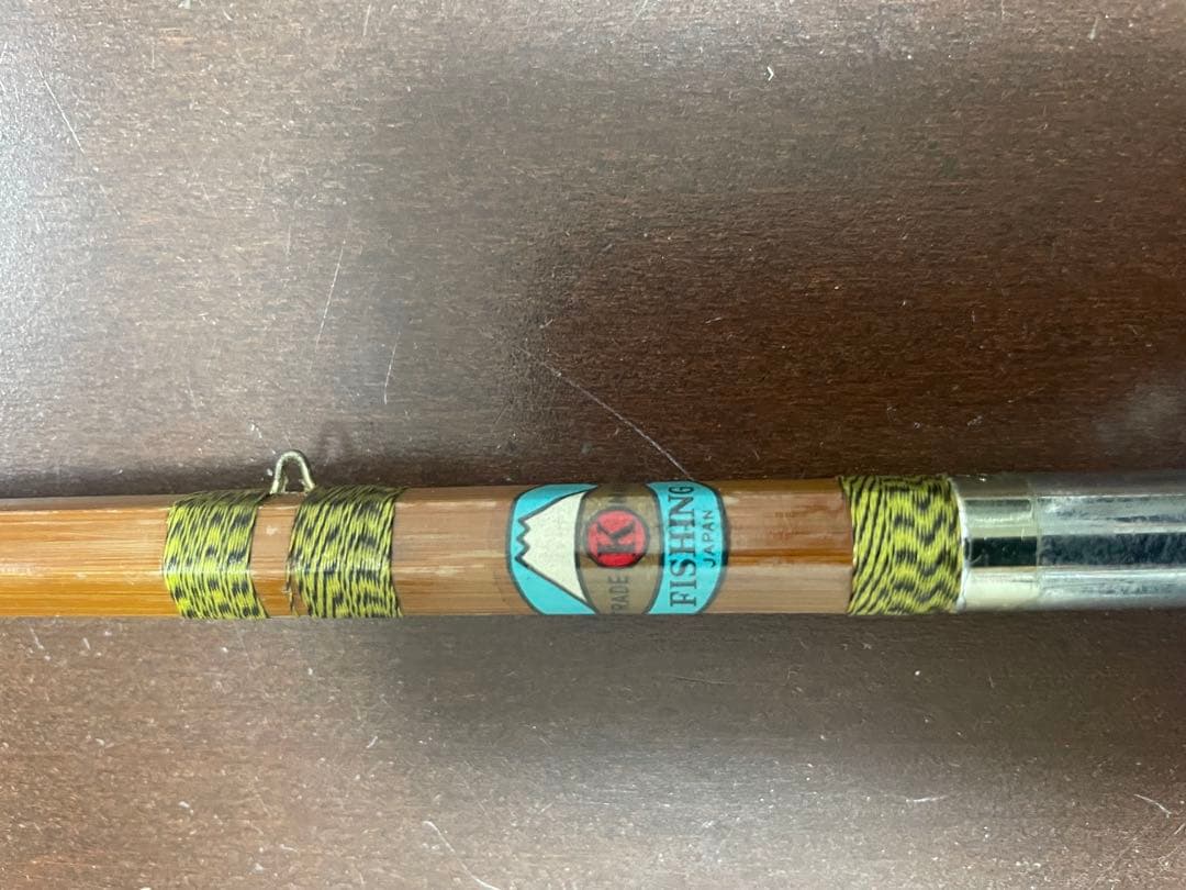 ビンテージ ルアー、フライ兼用？ バンブー6角ロッド