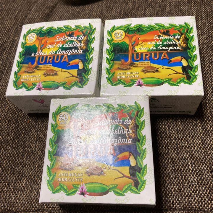 JURUAジュルア石鹸 ダイアナ石鹸 亀石鹸 3個セット 小売業者 JURUA