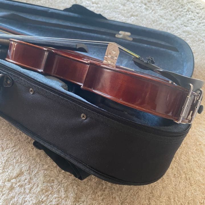 弓毛替え、弦交換済み Ena Violin 4/4サイズ 2017年製 弓毛