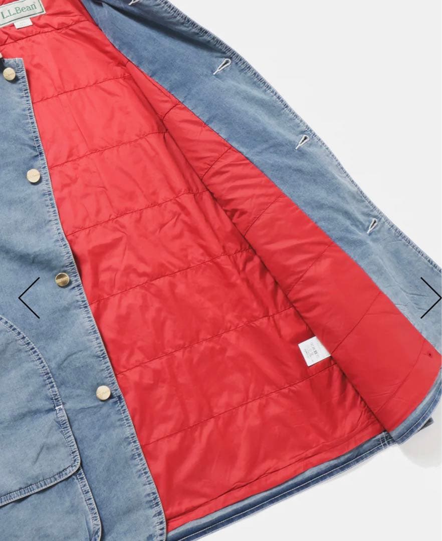 L.L.Bean インサレーテッド インディゴ フィールドコート