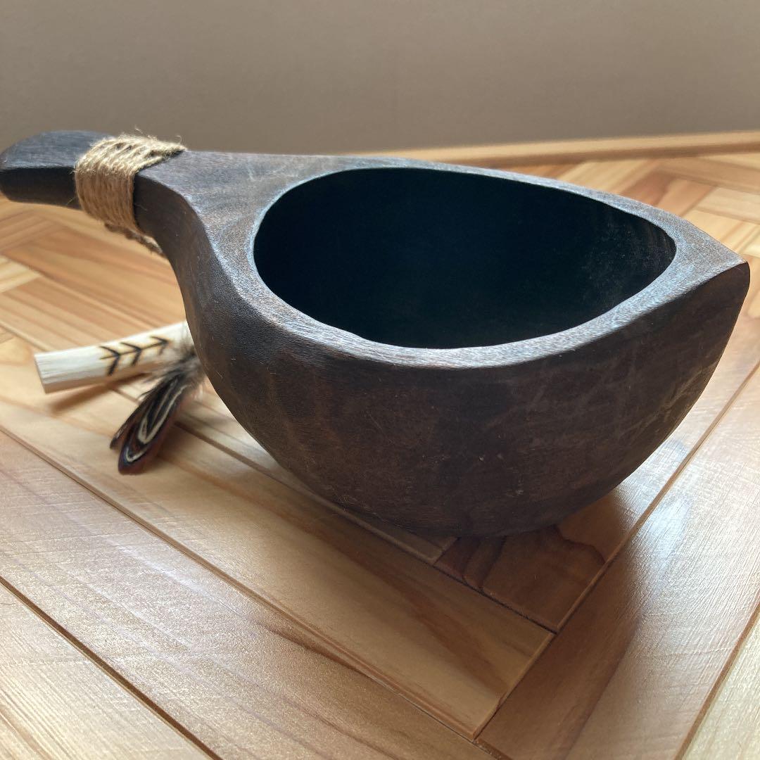 新品】ソウルオブシベリア #1 丸型ペンダント No.1811 ククサ新品