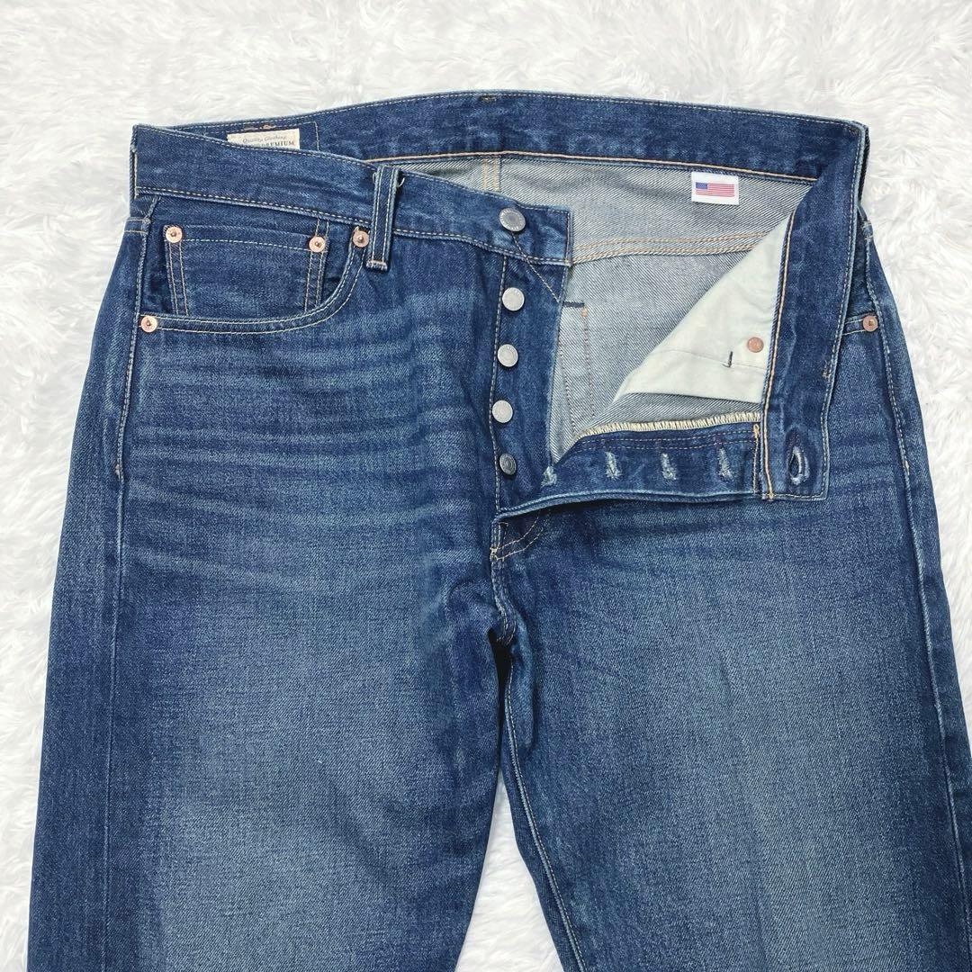 美品 Levi's 501 W33 ビッグE 赤耳 USA製 大きいサイズ 濃紺