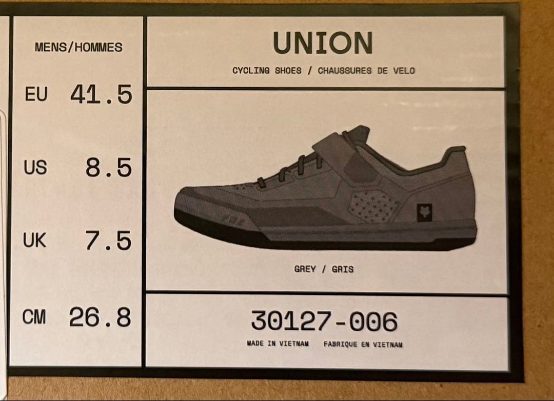 FOX SPDシューズ UNION FLAT 26.5cm 未使用