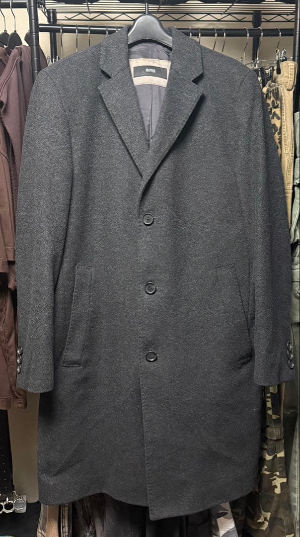 M*m様 ヒューゴボス HUGO BOSS カシミア×ウール チェスターコート HUGO BOSS（ヒューゴ・ボス） コート メンズ チェスターコート