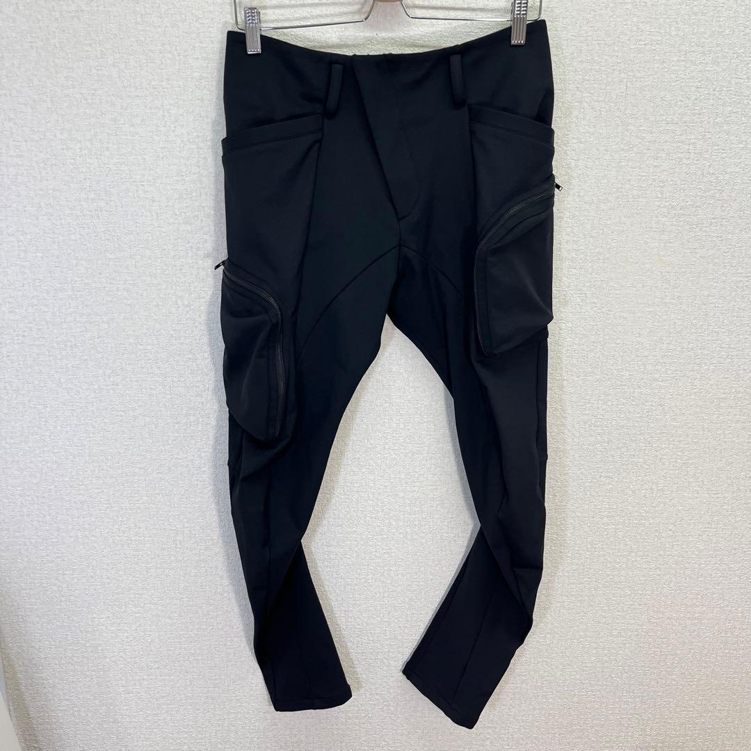 バジュラ bajra ハイテンション ソフトサルエルカーゴパンツ bajra バジュラ ナイロンハイテンションソフトサルエルパンツ ブラック
