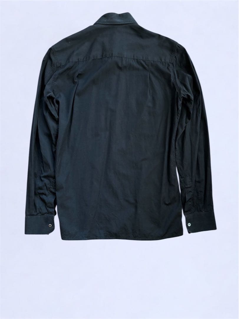 レ*求様 ラフシモンズ RAF SIMONS 黒 長袖シャツ レ*求様 SIMONS 黒