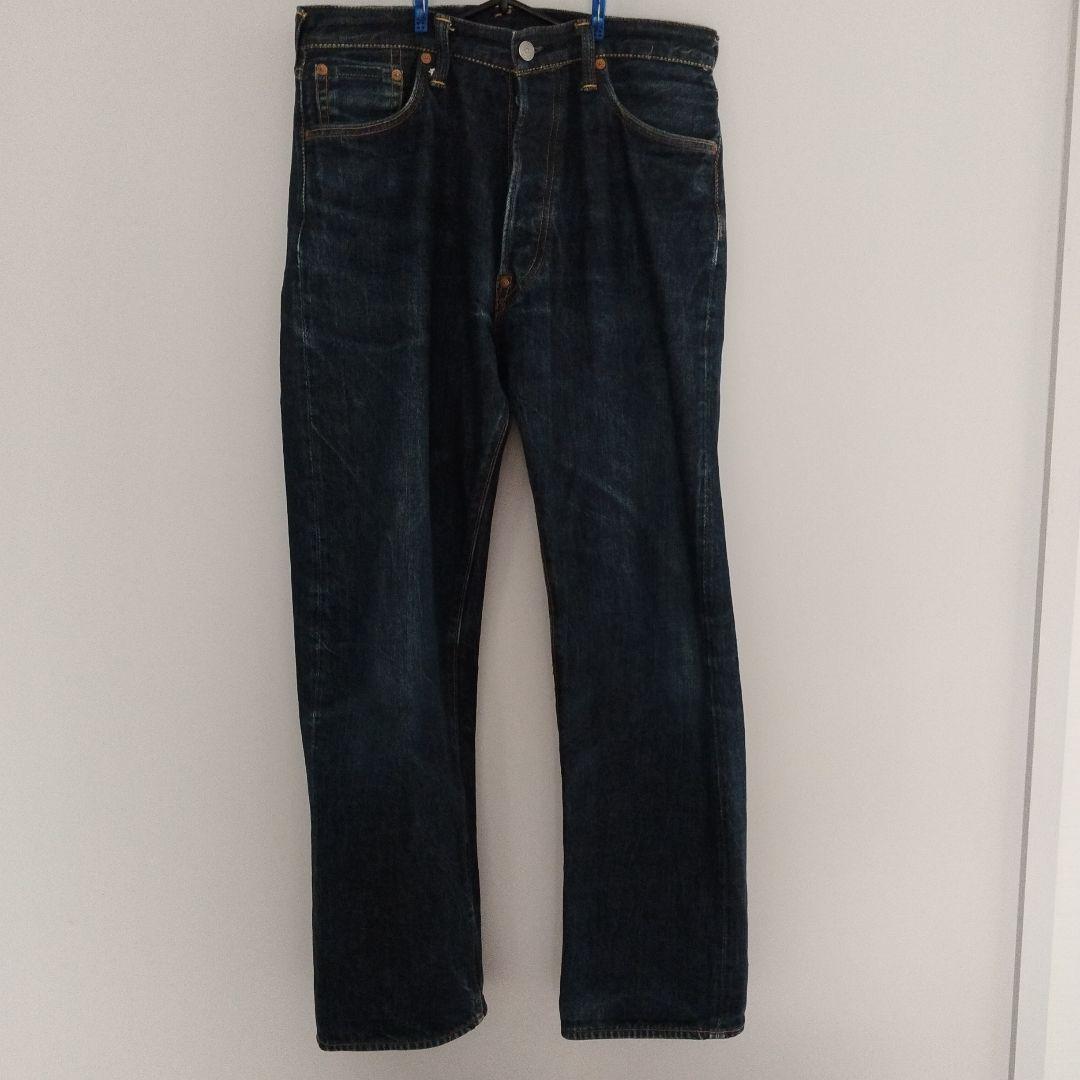 EVISU ジーンズ No.1SPECIAL 33インチ 虎耳 カモメ黒ペイント