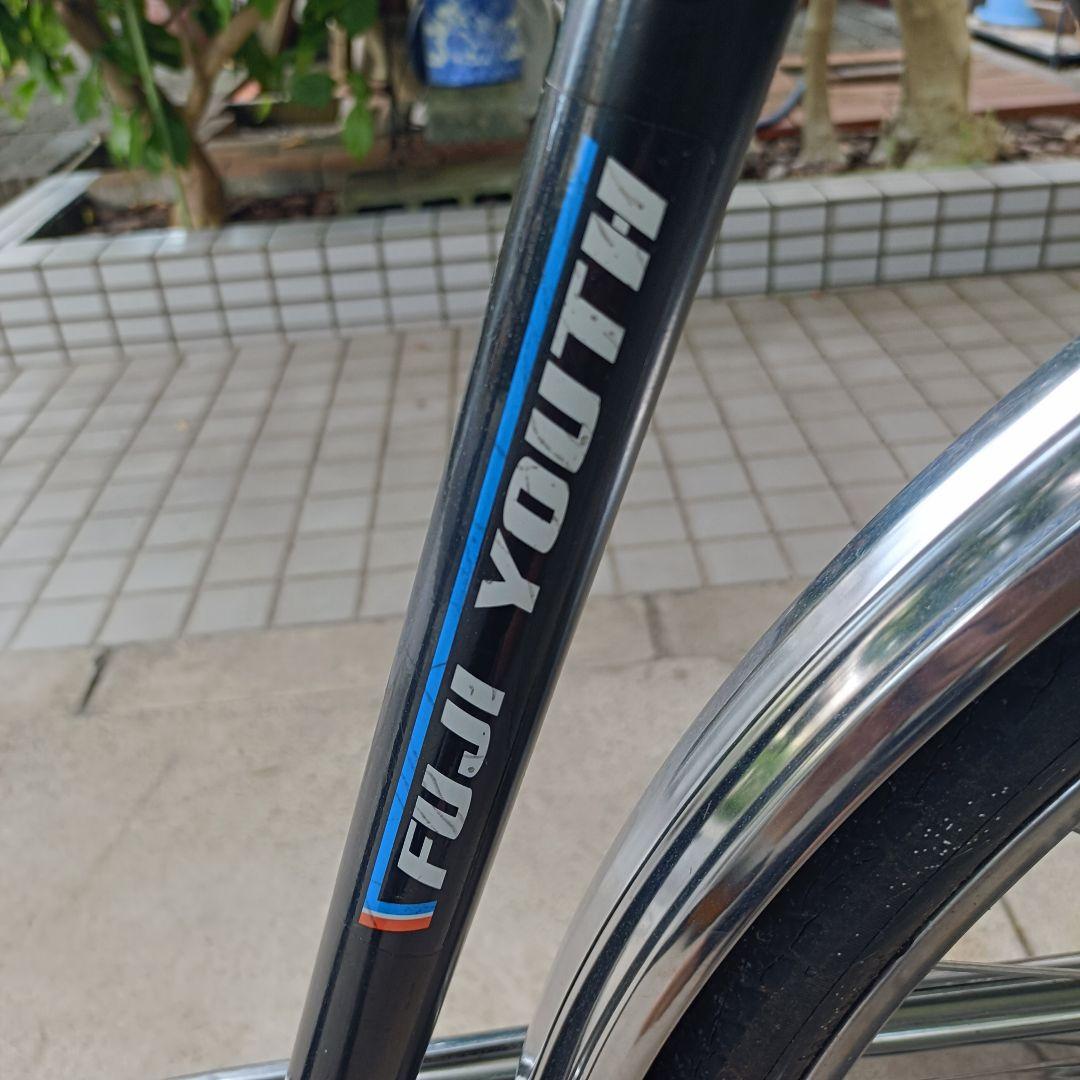 FUJI YOUTH 自転車 昭和レトロ ヴィンテージ 学チャリ 学生 - メルカリ