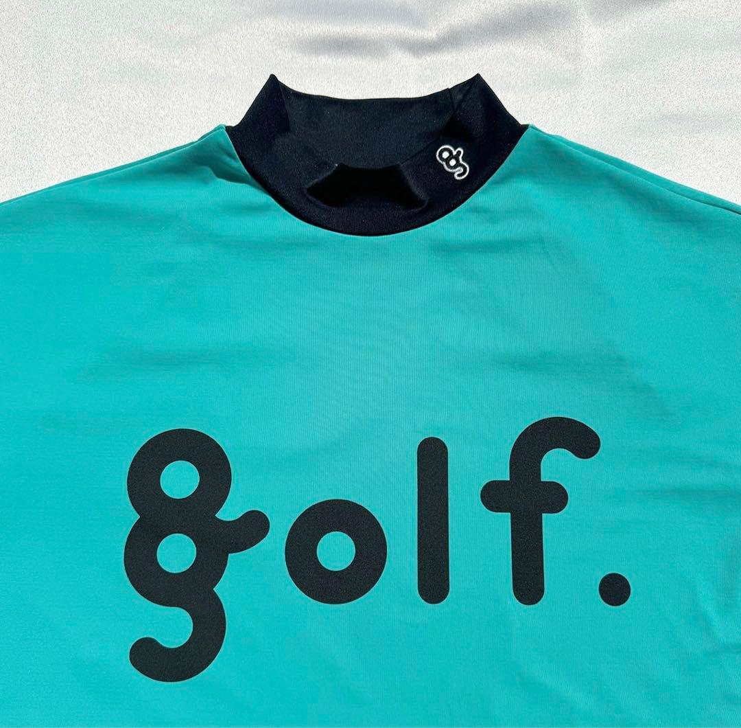 8G SHOOT LOGO PRINT MOCK NECK S/S TEE